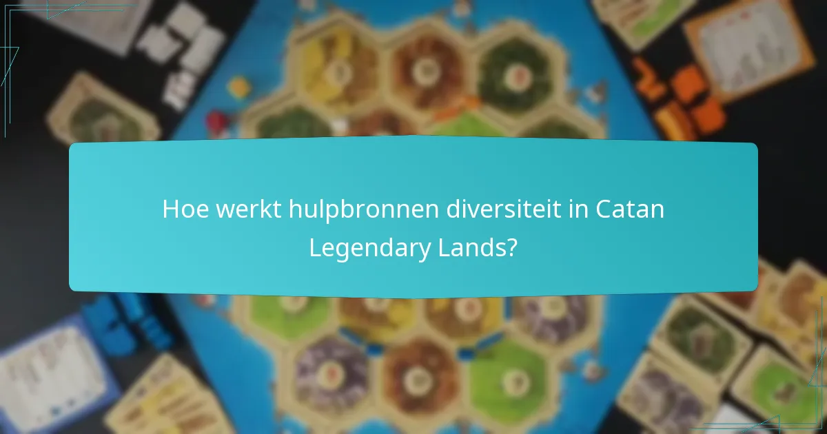 Wat zijn de gameplay wendingen in Catan Legendary Lands?