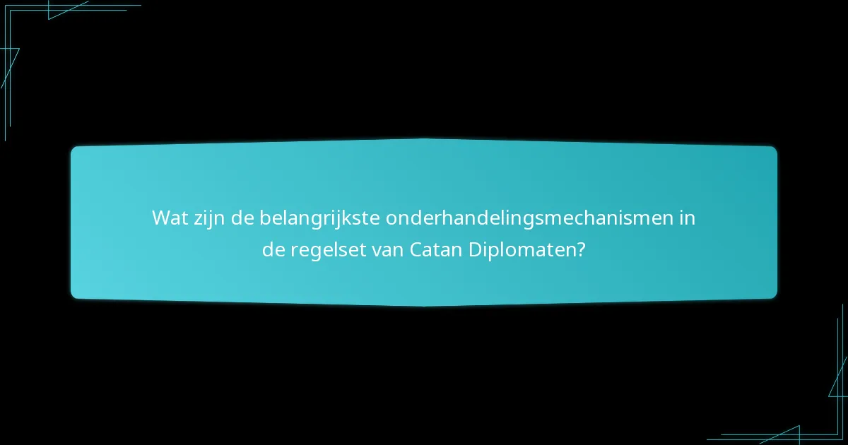 Wat zijn de voor- en nadelen van het gebruik van de regelset van Catan Diplomaten?