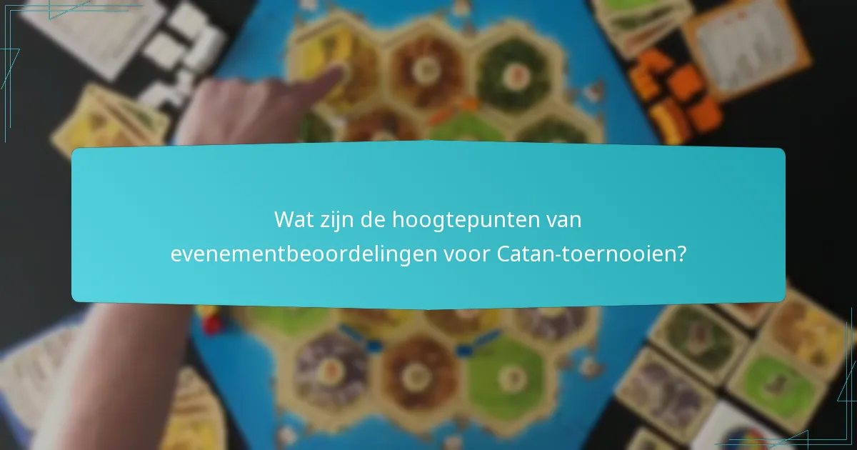 Welke metrics worden gebruikt om de prestaties van spelers in Catan-toernooien te evalueren?