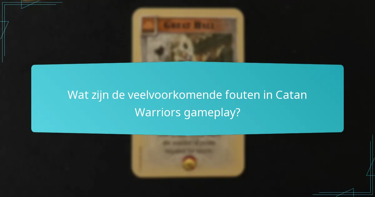 Welke varianten van Catan Warriors beïnvloeden het spel?